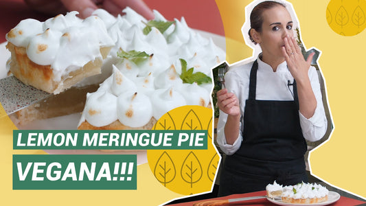 TastePure Merengue vegano de limón con crémor tártaro y maicena