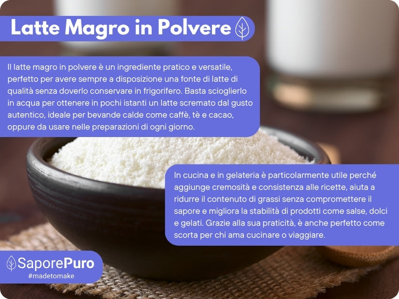Leche desnatada en polvo - 1kg - Origen U.E.