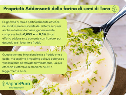 Farina di Semi di Tara - Gomma di Tara - Origine Perù - E417 - Confezionato in Italia