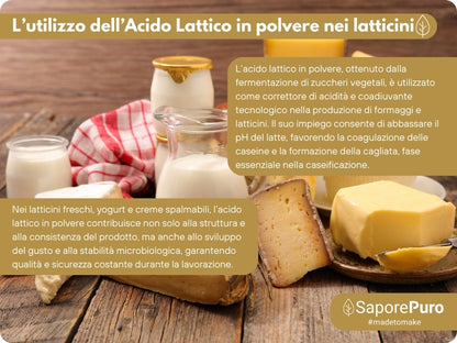 Acido Lattico in Polvere - 1kg