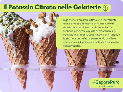 Citrato de Potasio - Potassium Citrate - 200gr - Origen ALEMANIA - Sustituto de la sal