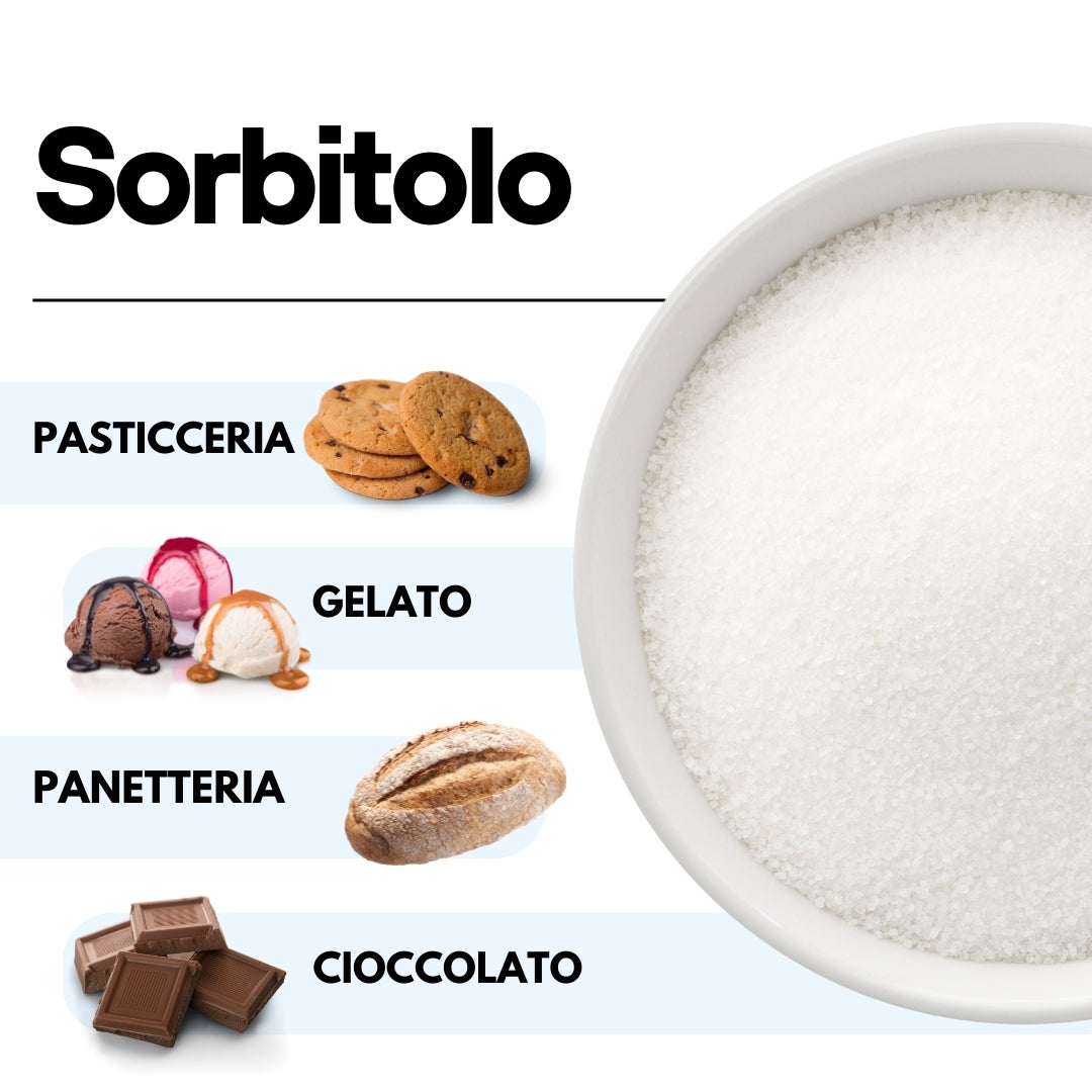 SaporePuro Sorbitol: El edulcorante versátil para helados perfectos y pasteles blandos de larga duración - Sustituto del azúcar - SaporePuro