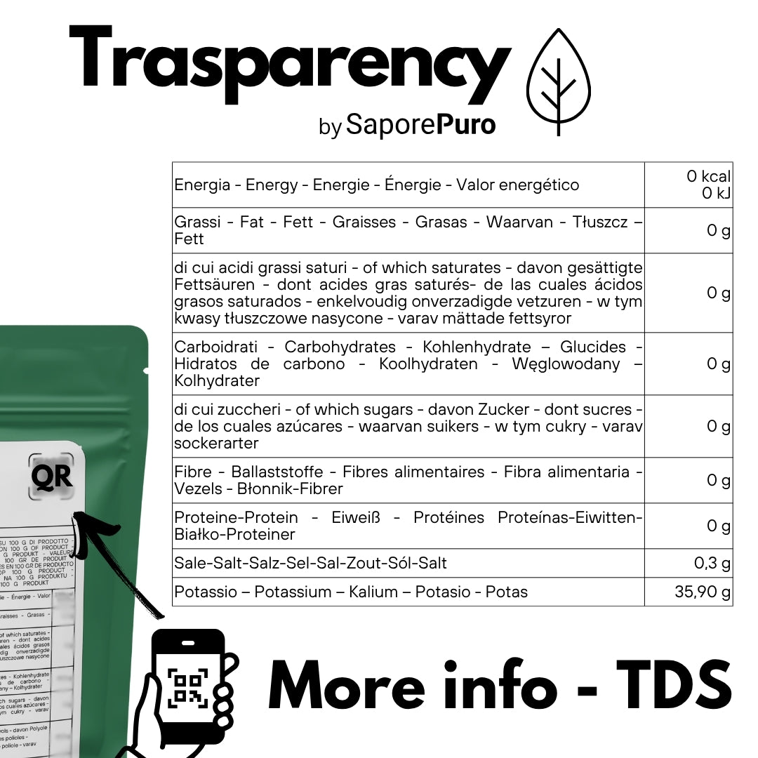Citrato de Potasio - Potassium Citrate - 200gr - Origen ALEMANIA - Sustituto de la sal