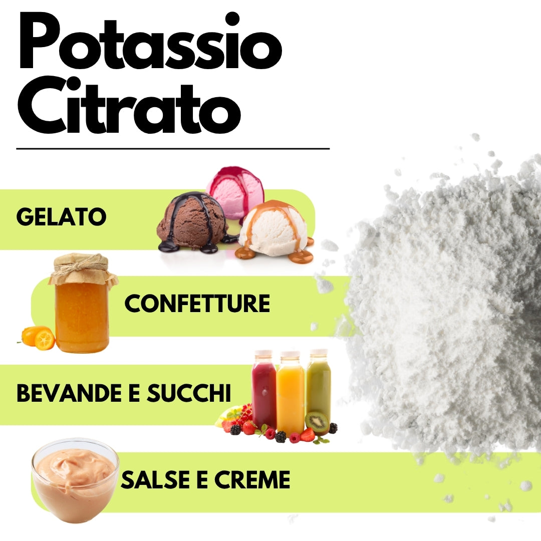 Citrato de Potasio - Potassium Citrate - 200gr - Origen ALEMANIA - Sustituto de la sal