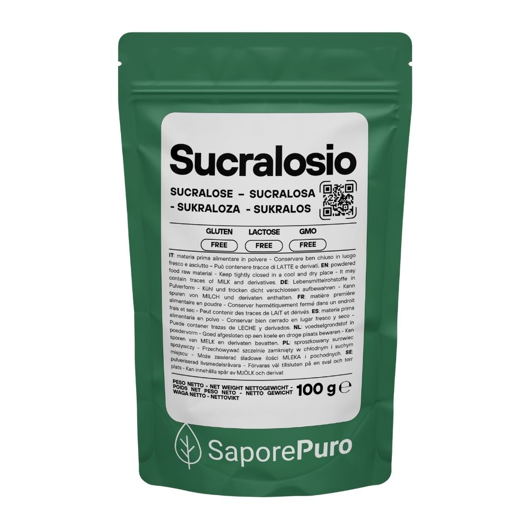 SaporePuro Sucralosio Puro in Polvere – Dolcificante Senza Calorie – Gluten Free – Ideale per Dolci, Bevande e Preparazioni Alimentari - SaporePuro