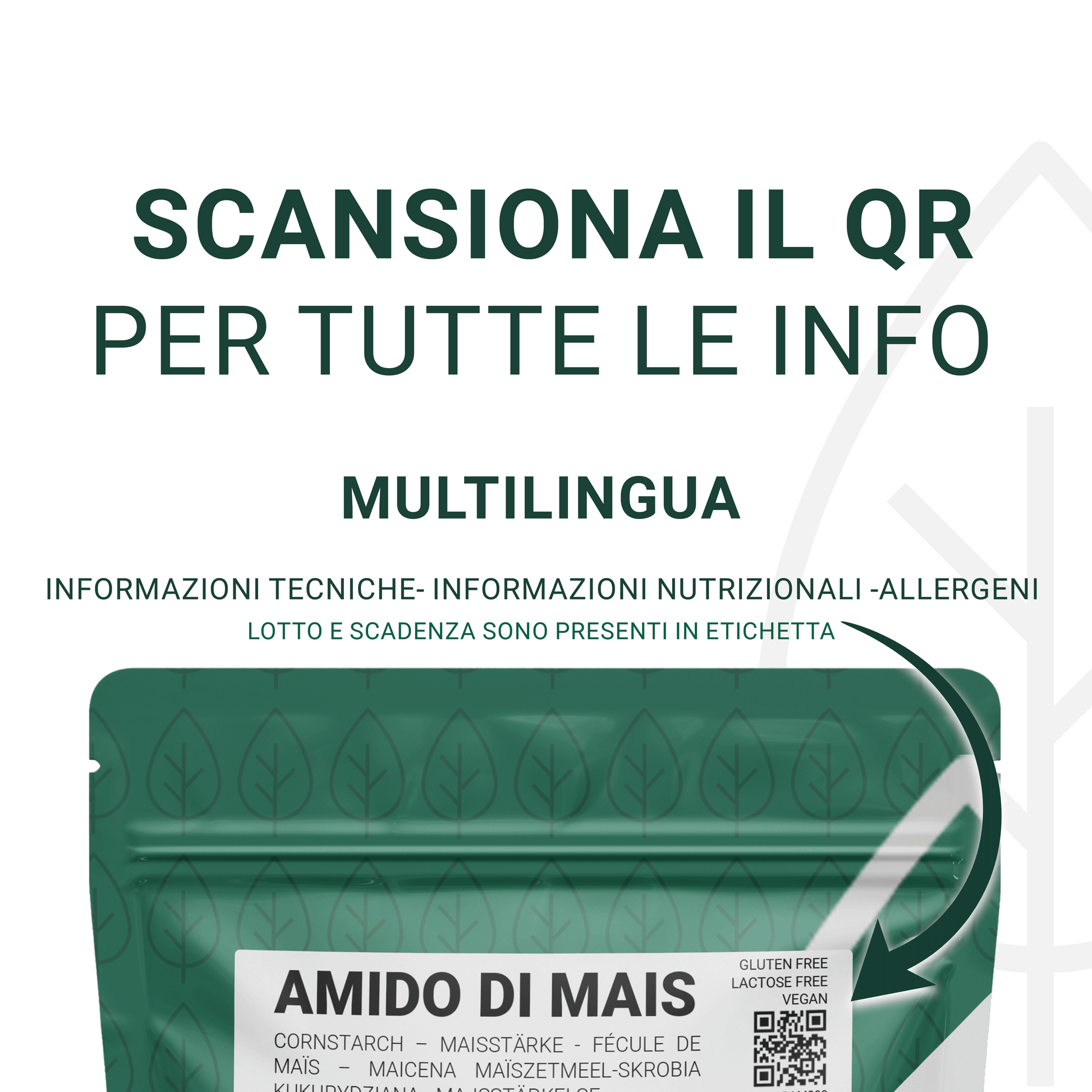 Almidón de maíz nativo - 200 g - Espesante potente, natural y funcional - Sin gluten - TastePure