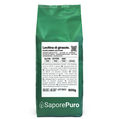 Lecitina de girasol E322 - Desaceitada - Alternativa a la soja - FlavourPure