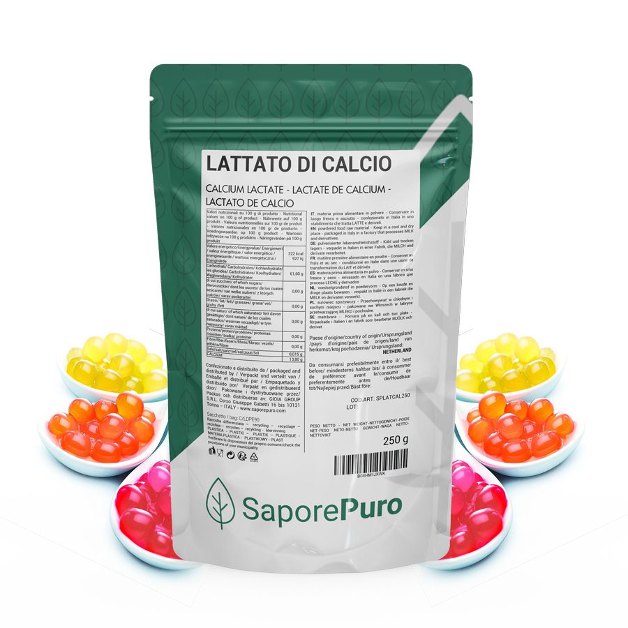 lactato de calcio saporepuro 250gr