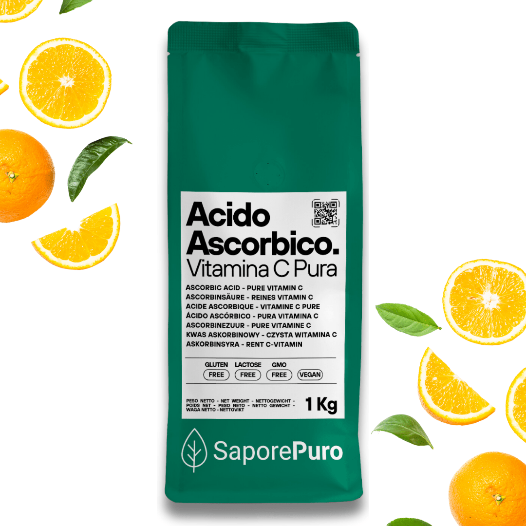 Acide ascorbique - Arôme de vitamine C pure - Conditionné en Italie