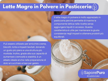 Lait écrémé en poudre - 1kg - Origine U.E.