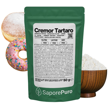 Cremor Tartaro - E336i - Agente lievitante e stabilizzante