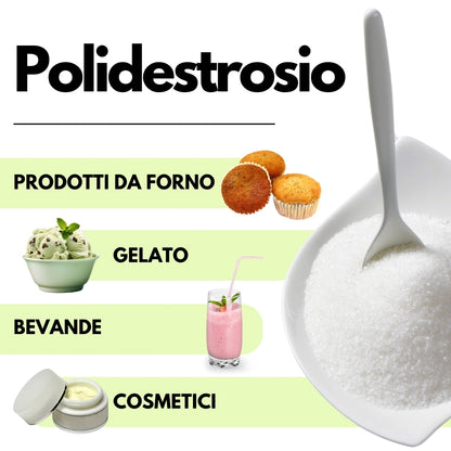 Polydextrose - Substitut du sucre - Améliore la texture, réduit les calories et favorise la santé intestinale - FlavourPure