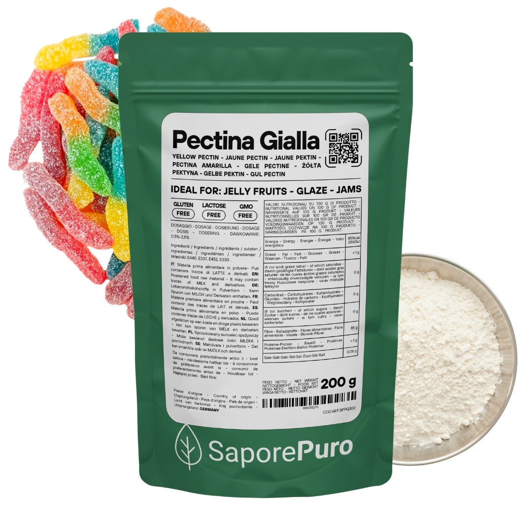 Pectine jaune (Jaune) FlavourPure - Pâtes de fruits, confitures, gels épais