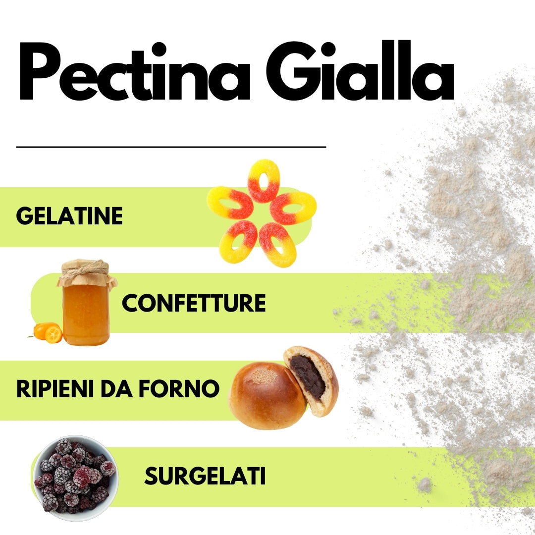 Pectine jaune (Jaune) FlavourPure - Pâtes de fruits, confitures, gels épais