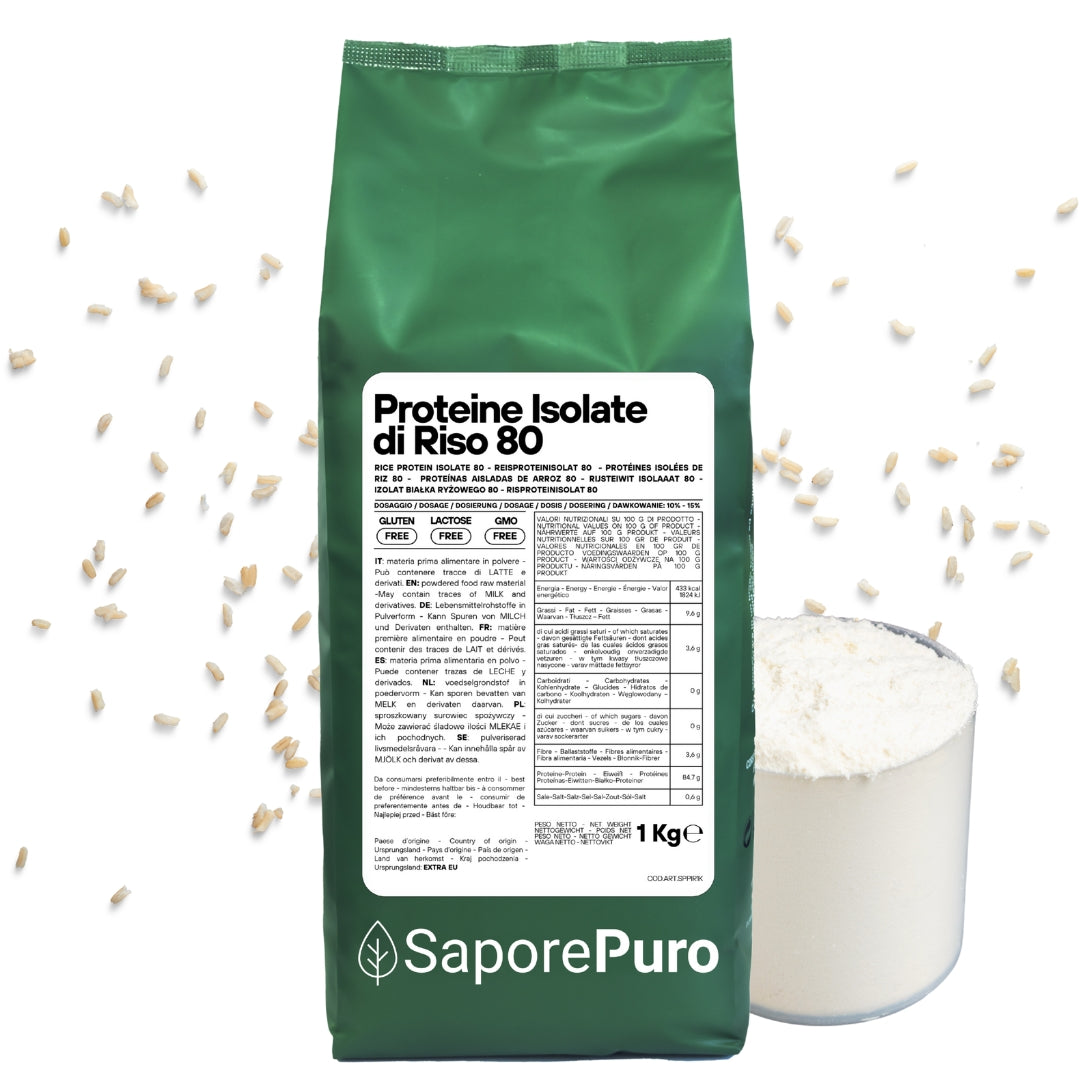 Proteine isolate di Riso 80