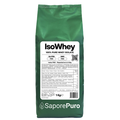 IsoWhey SaporePuro – Proteine Whey Isolate del Latte - 100% Isolac 9102 Instant